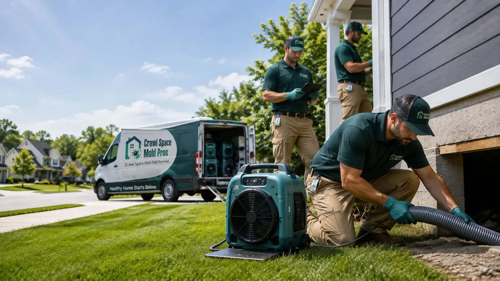 Crawl Space Mold Removal in Gilson, IL